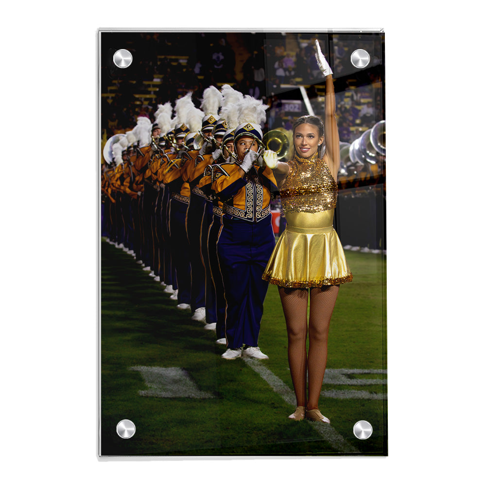 LSU Tigers - LSU Golden Girl - College Wall Art #Canvas