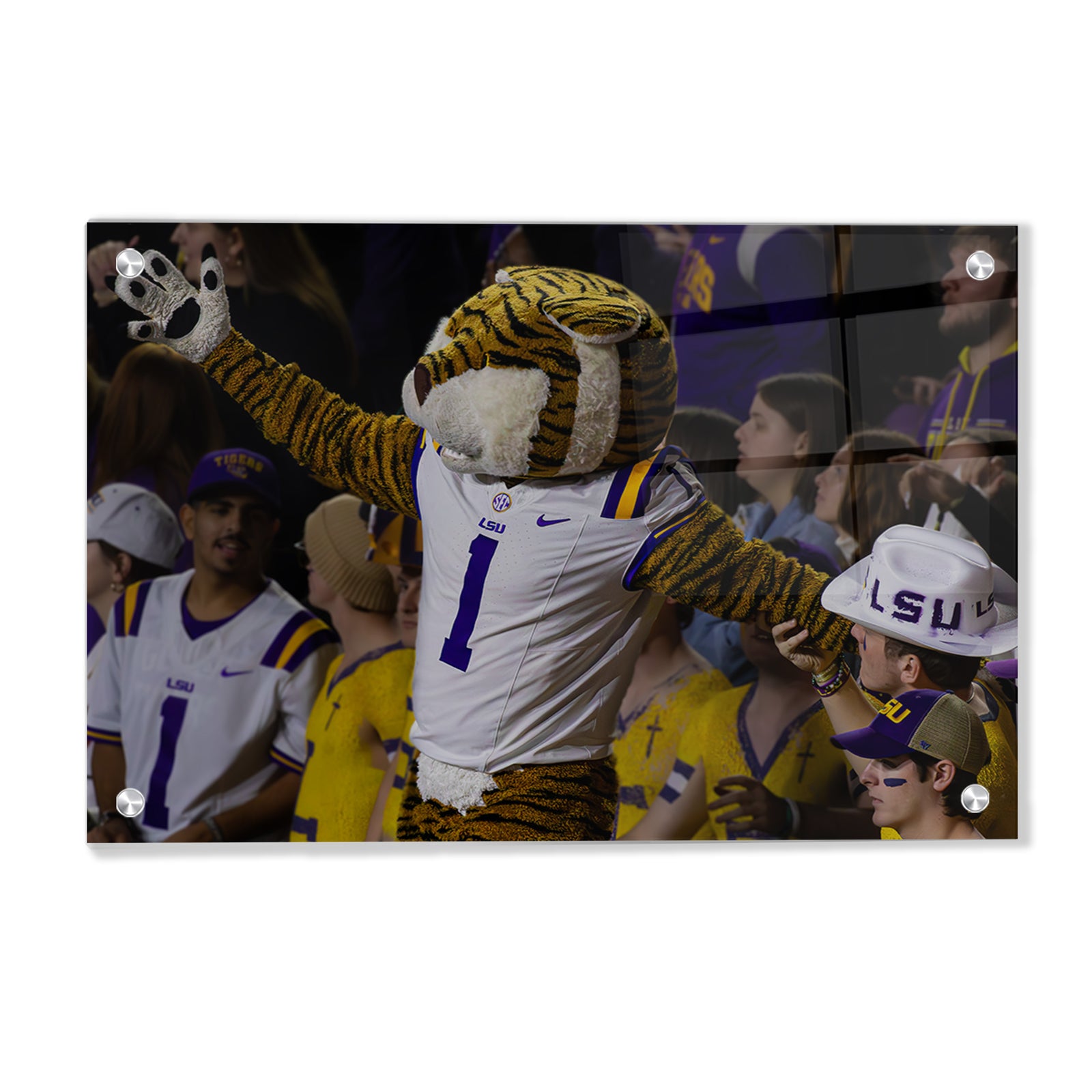 LSU Tigers - According to Mike - College Wall Art #Canvas
