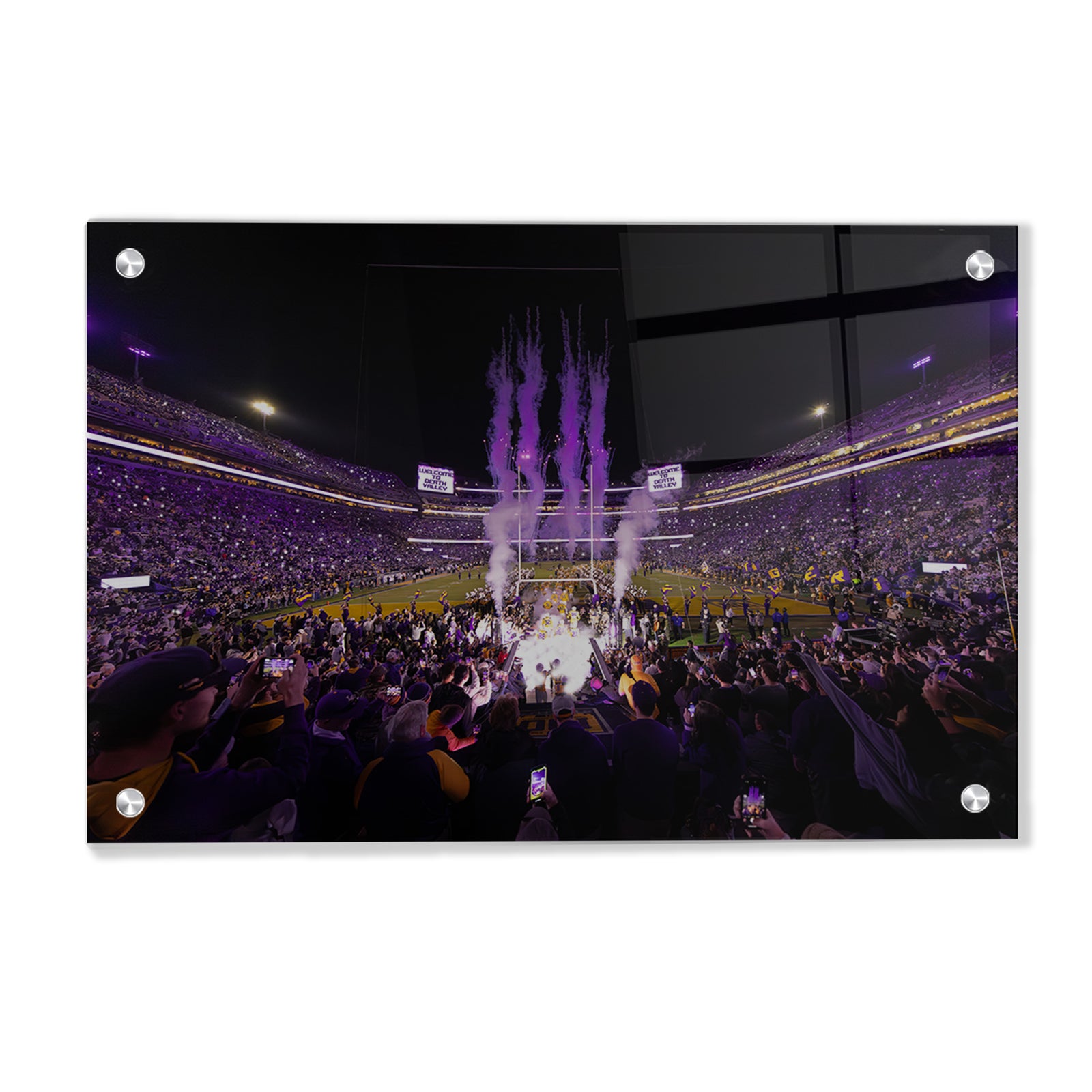 LSU Tigers - Enter Death Valley - College Wall Art #Canvas