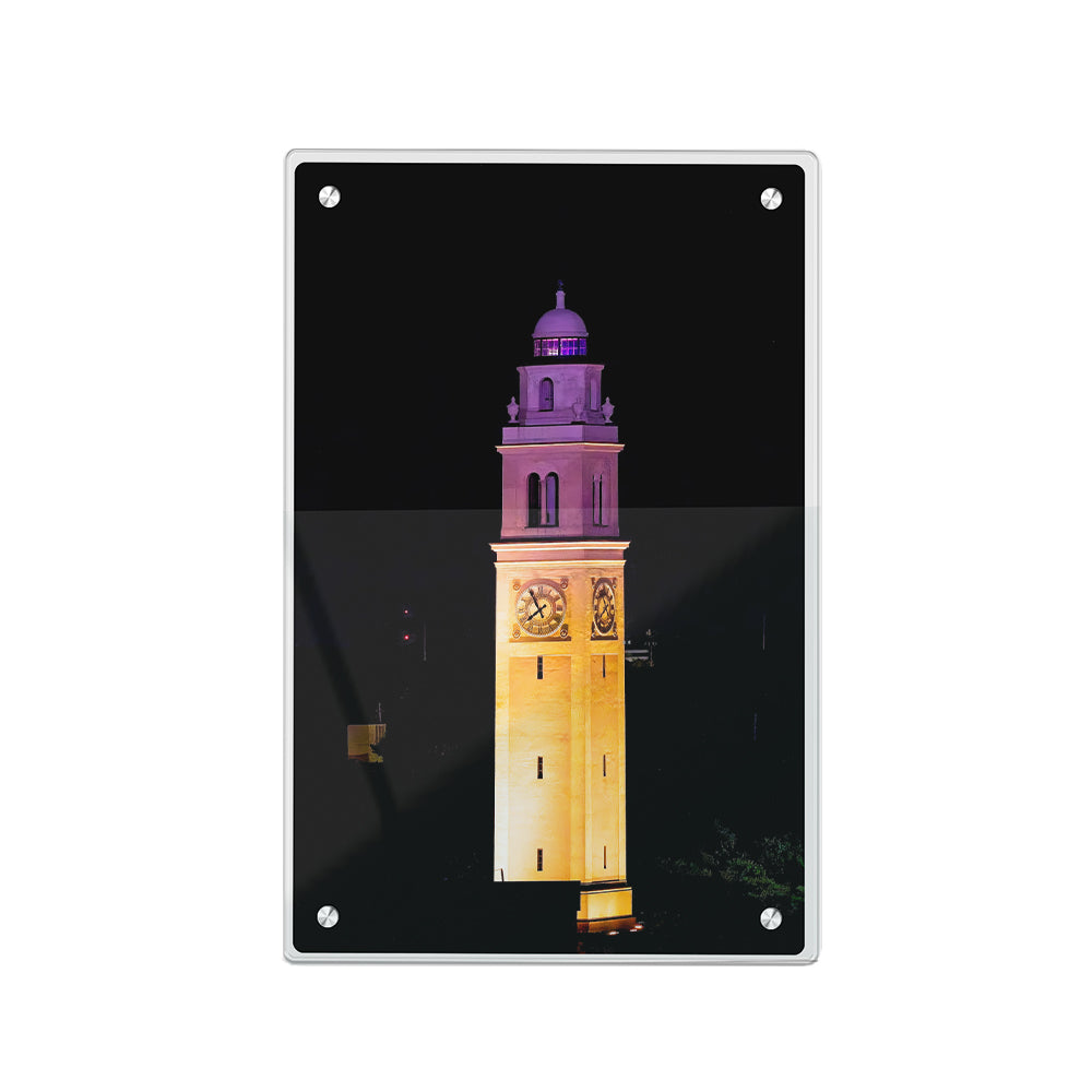 LSU Tigers - Memorial Tower Gametime - College Wall Art #Canvas