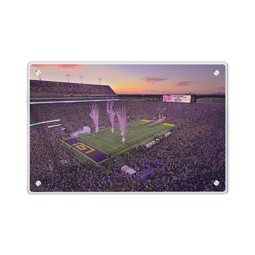 LSU Tigers - Welcome to Death Valley - College Wall Art #Canvas