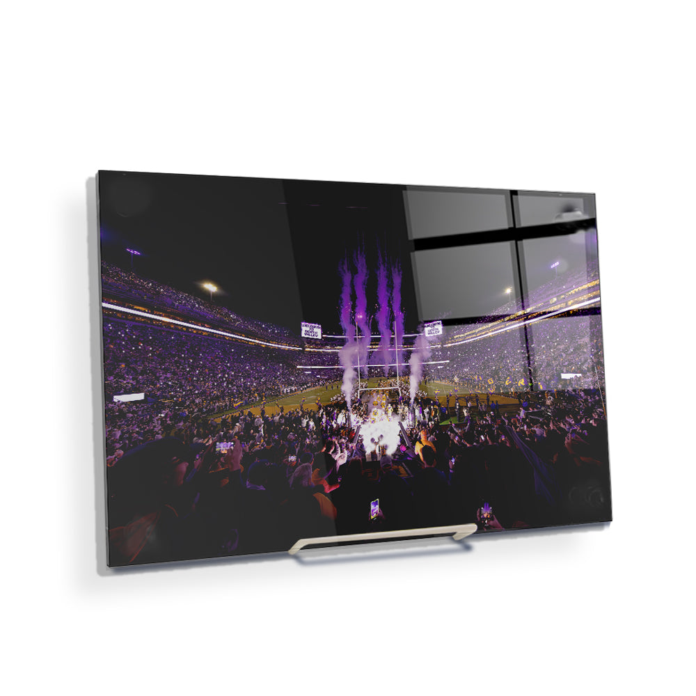 LSU Tigers - Enter Death Valley - College Wall Art #Canvas