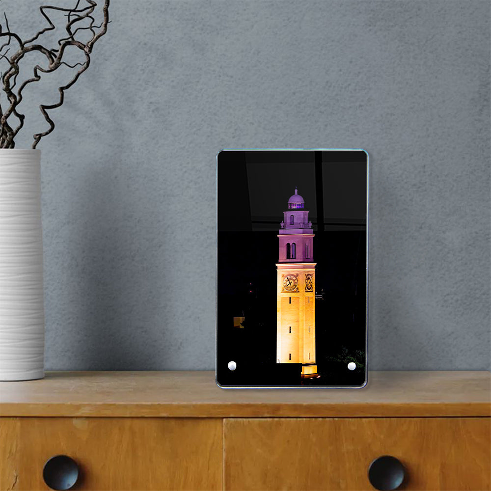 LSU Tigers - Memorial Tower Gametime - College Wall Art #Canvas