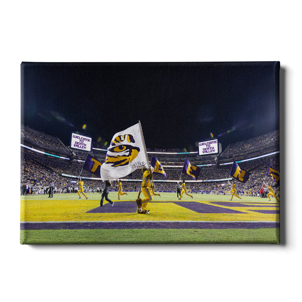 LSU Tigers - Mike's Tigers - College Wall Art #Canvas 