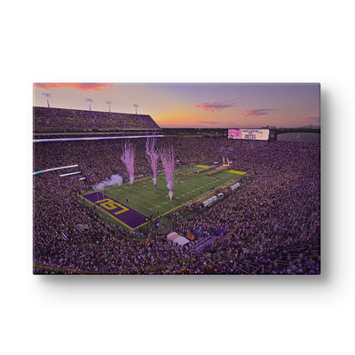 LSU Tigers - Welcome to Death Valley - College Wall Art #Canvas