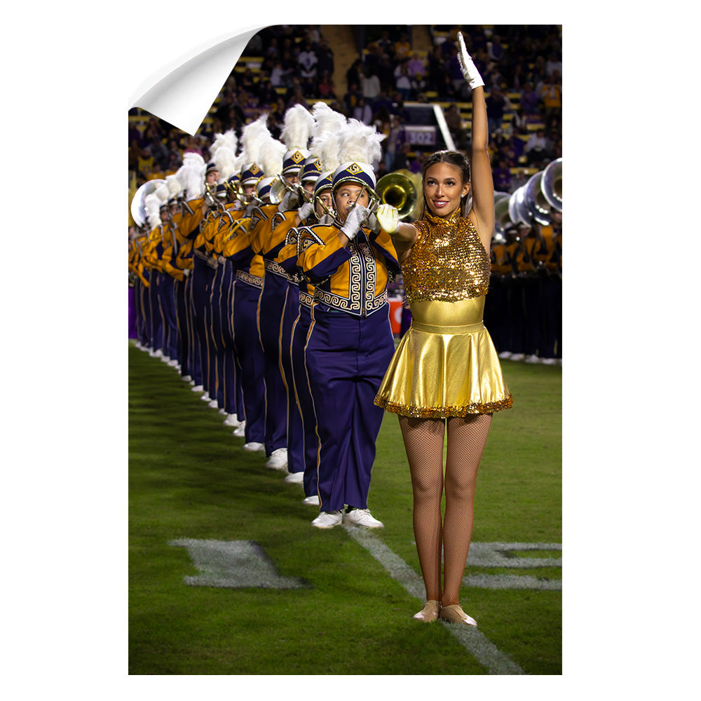 LSU Tigers - LSU Golden Girl - College Wall Art #Canvas