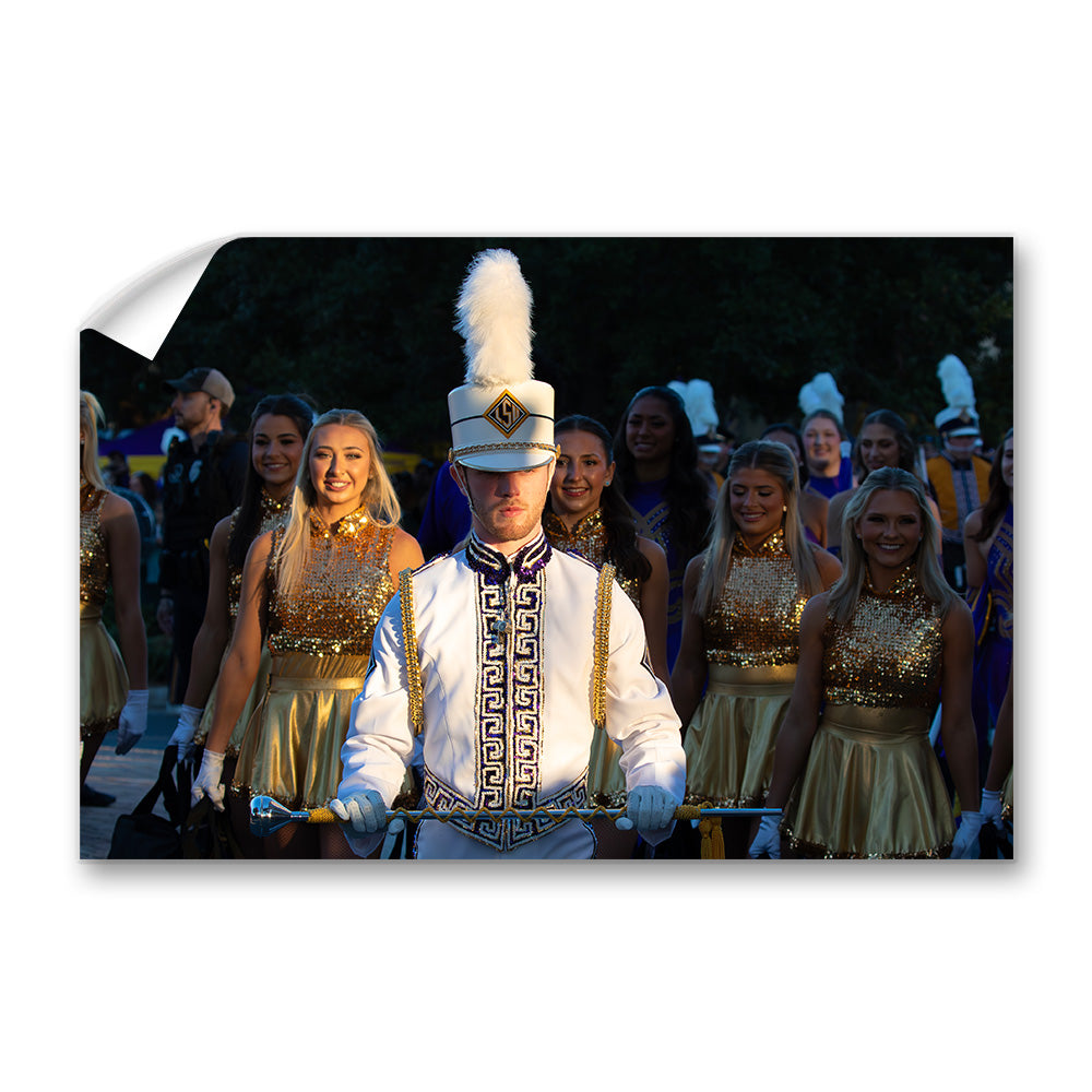 LSU Tigers - Drum Major - College Wall Art #Canvas