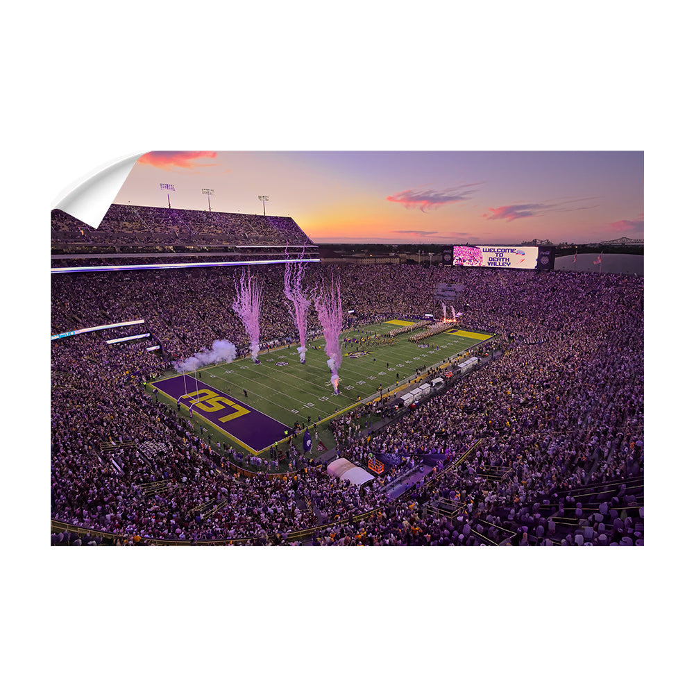 LSU Tigers - Welcome to Death Valley - College Wall Art #Canvas