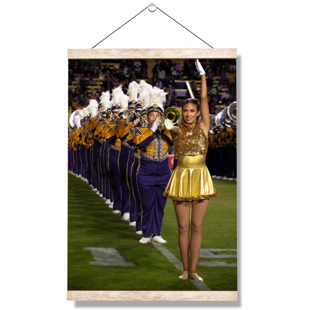 LSU Tigers - LSU Golden Girl - College Wall Art #Canvas