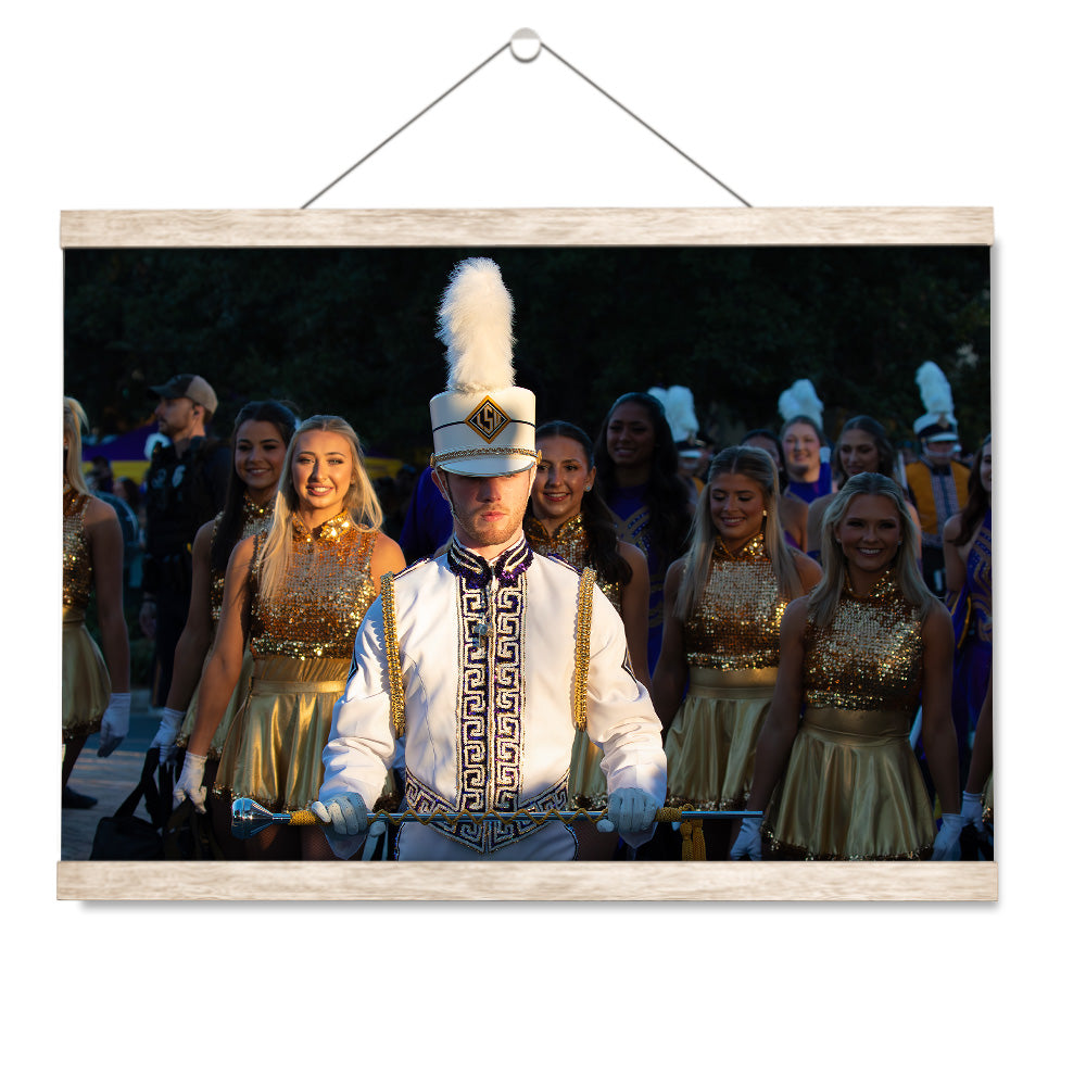 LSU Tigers - Drum Major - College Wall Art #Canvas