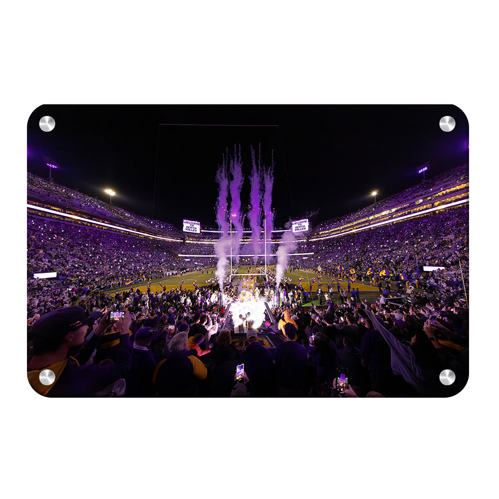 LSU Tigers - Enter Death Valley - College Wall Art #Canvas