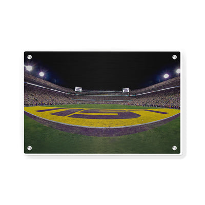 LSU Tigers - LSU End Zone - College Wall Art #Metal