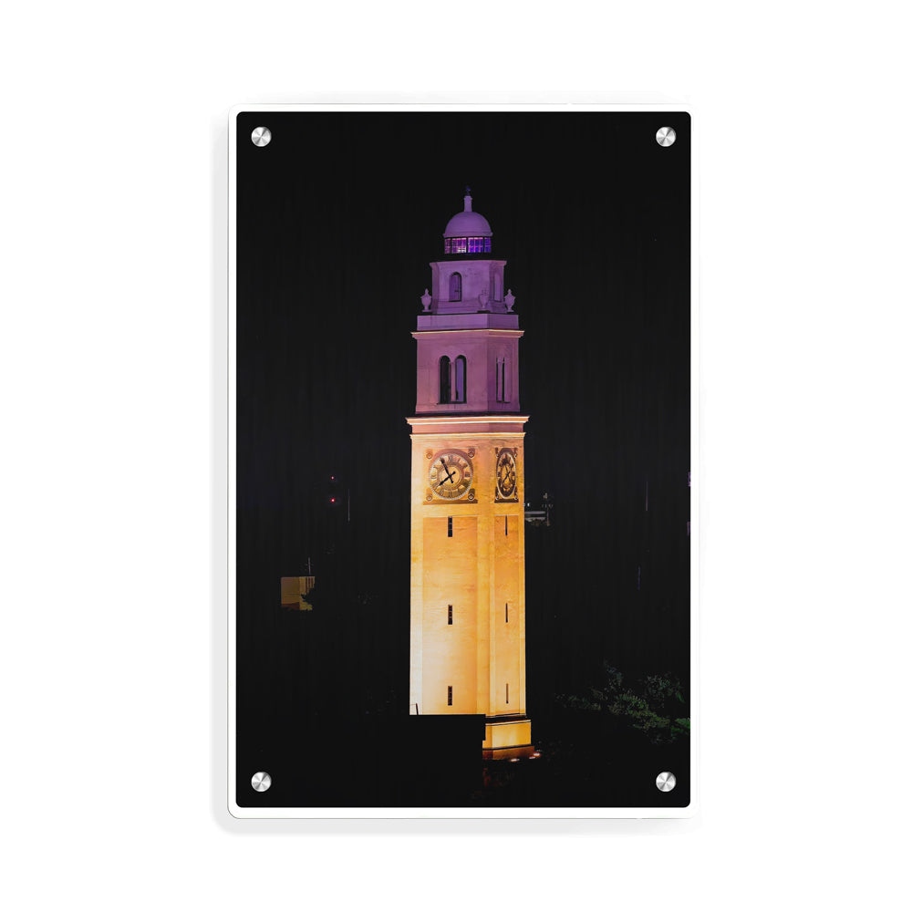 LSU Tigers - Memorial Tower Gametime - College Wall Art #Canvas