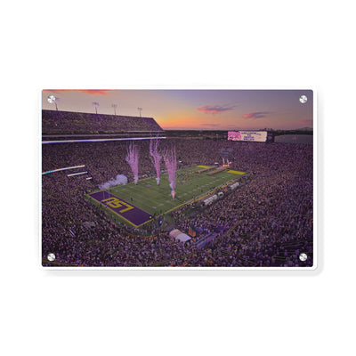 LSU Tigers - Welcome to Death Valley - College Wall Art #Metal
