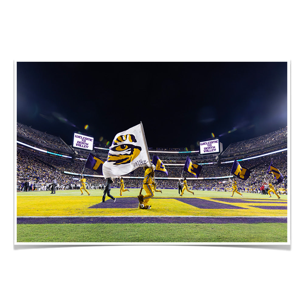 LSU Tigers - Mike's Tigers - College Wall Art #Canvas 
