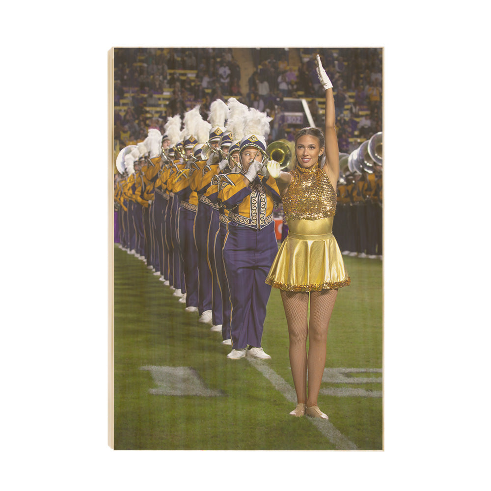 LSU Tigers - LSU Golden Girl - College Wall Art #Canvas