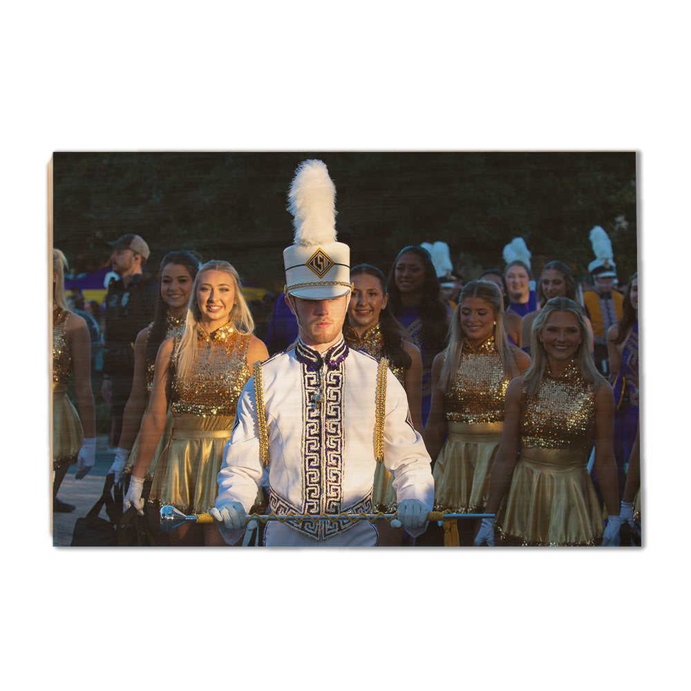 LSU Tigers - Drum Major - College Wall Art #Canvas