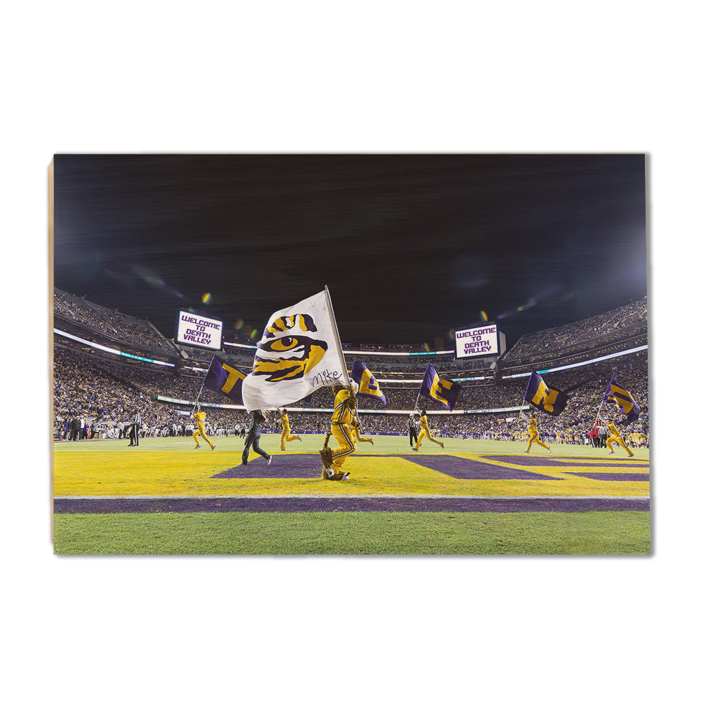 LSU Tigers - Mike's Tigers - College Wall Art #Canvas 