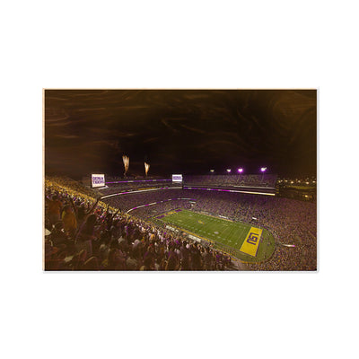 LSU Tigers - LSU Score Geaux Tigers - College Wall Art #Wood
