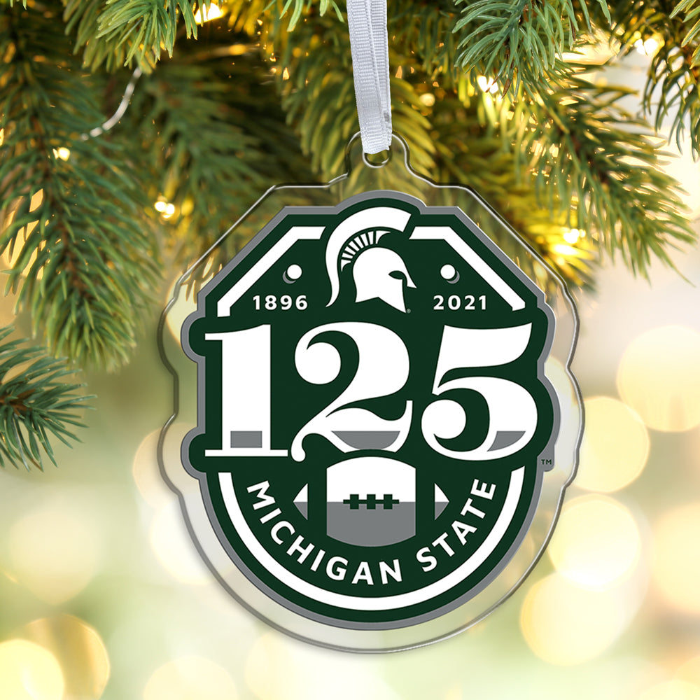 Michigan State Spartans - MSU Football Bag Tag & Ornament