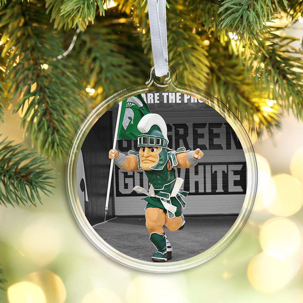 Michigan State Spartans - Here Comes the Spartans Ornament & Bag Tag