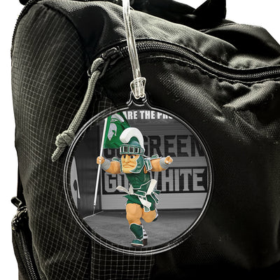 Michigan State Spartans - Here Comes the Spartans Ornament & Bag Tag