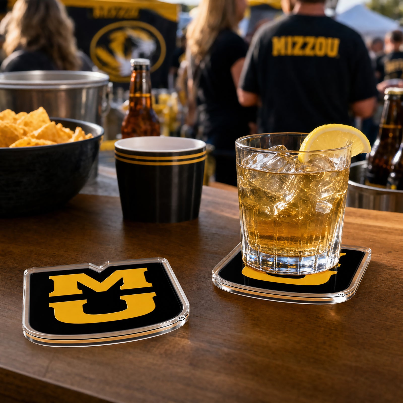 Missouri Tigers - University of Missouri Logo Dimensional Drink Coaster
