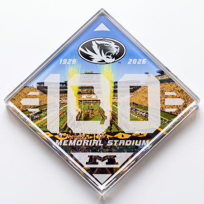 Missouri Tigers - Mizzou Tigers 100 Years at Memorial Stadium Dimensional Drink Coaster