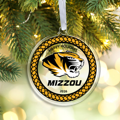 Missouri Tigers -Mizzou Happy Holidays 2026 Ornament