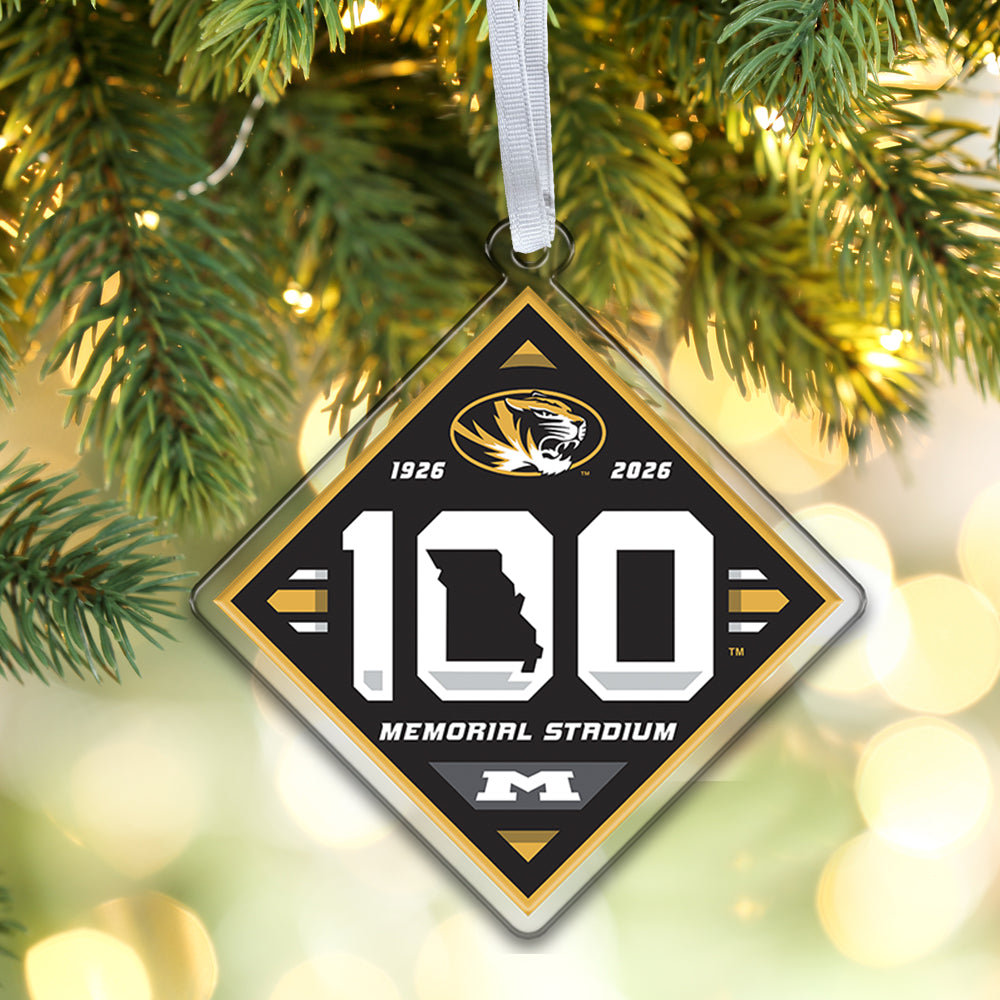 Missouri Tigers - Memorial Stadium 100 Years Ornament & Bag Tag