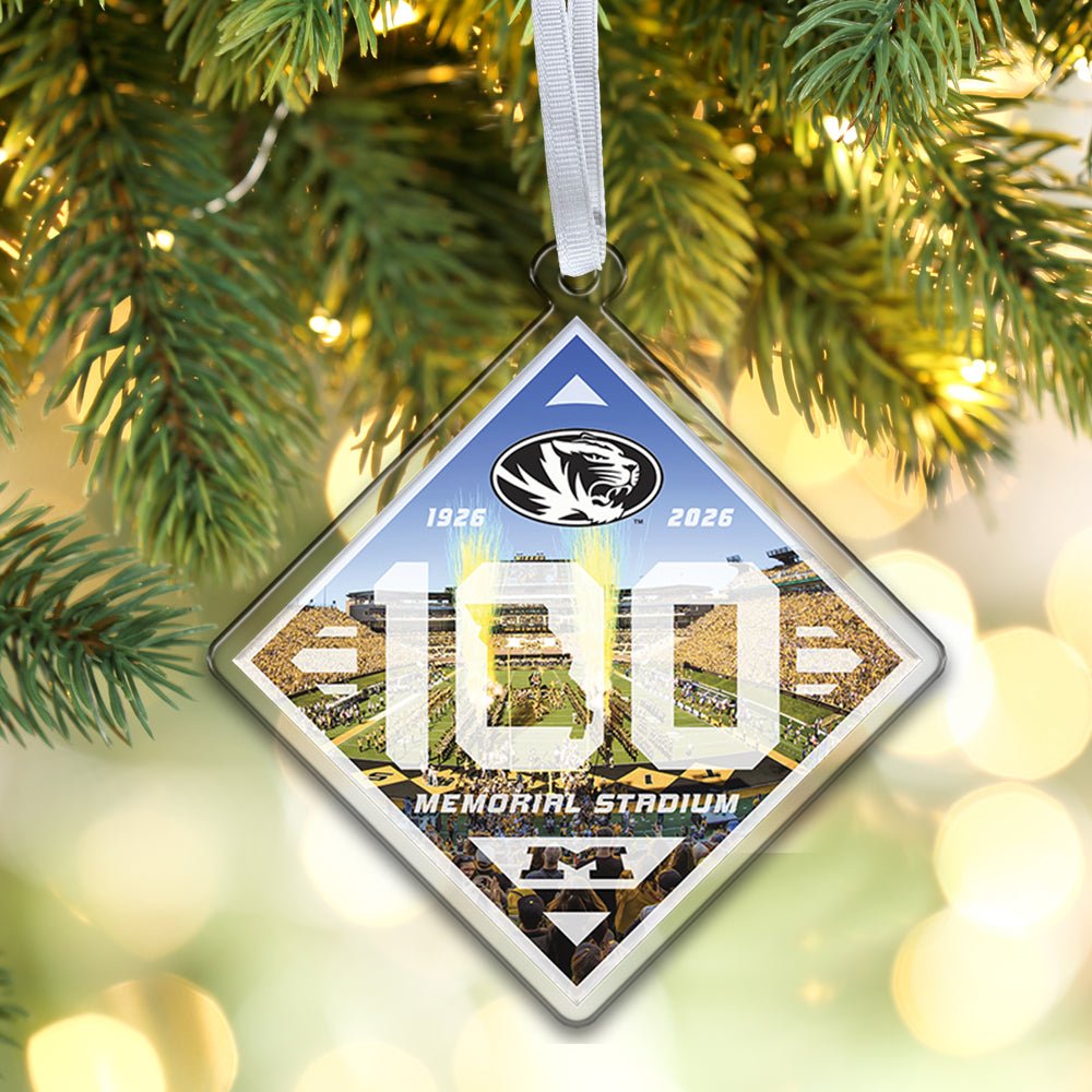 Missouri Tigers - Mizzou Tigers 100 Years at Memorial Stadium Ornament & Bag Tag