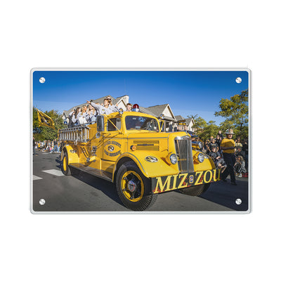 Missouri Tigers - Mizzou Fire Truck Homecoming Parade - College Wall Art #Acrylic