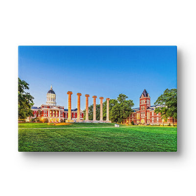 Missouri Tigers - Missouri Watercolor - College Wall Art #Canvas