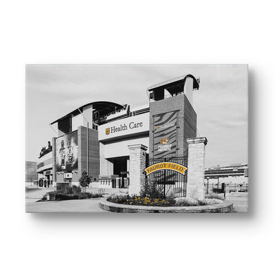 Missouri Tigers - Faurot Field Monochrome - College Wall Art #Canvas