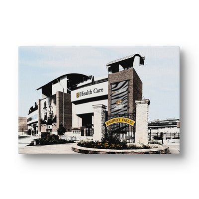 Missouri Tigers - Faurot Field Watercolor - College Wall Art #Canvas