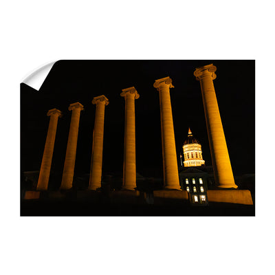Missouri Tigers - The Columns on Francis Quadrangle - College Wall Art #Wall Decal