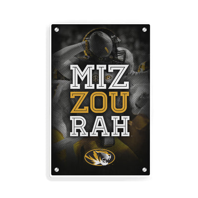 Missouri Tigers - Miz Zou Rah - College Wall Art #Metal