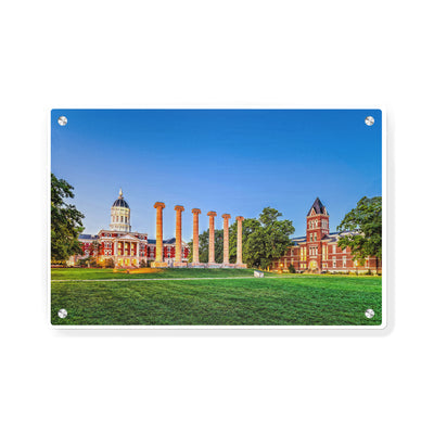 Missouri Tigers - Missouri Watercolor - College Wall Art #Metal