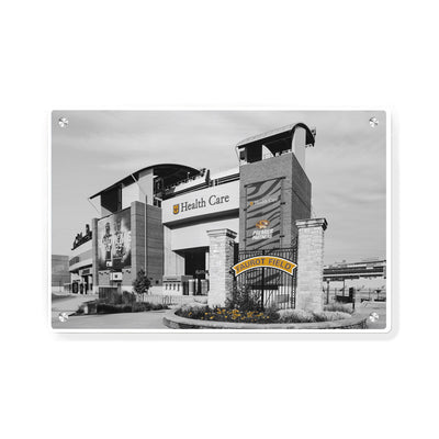 Missouri Tigers - Faurot Field Monochrome - College Wall Art #Metal
