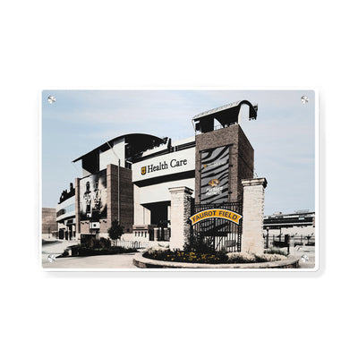 Missouri Tigers - Faurot Field Watercolor - College Wall Art  #Metal