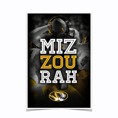 Missouri Tigers - Miz Zou Rah - College Wall Art #Poster