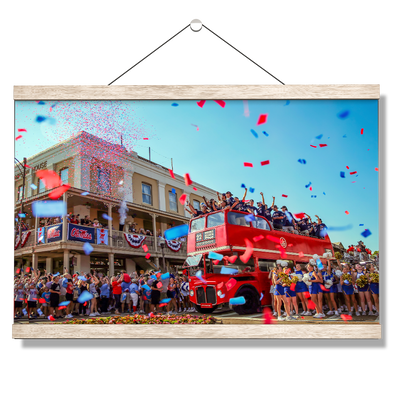 Ole Miss Rebels - Double Decker Parade of Champions - College Wall Art  #Hanging Canvas