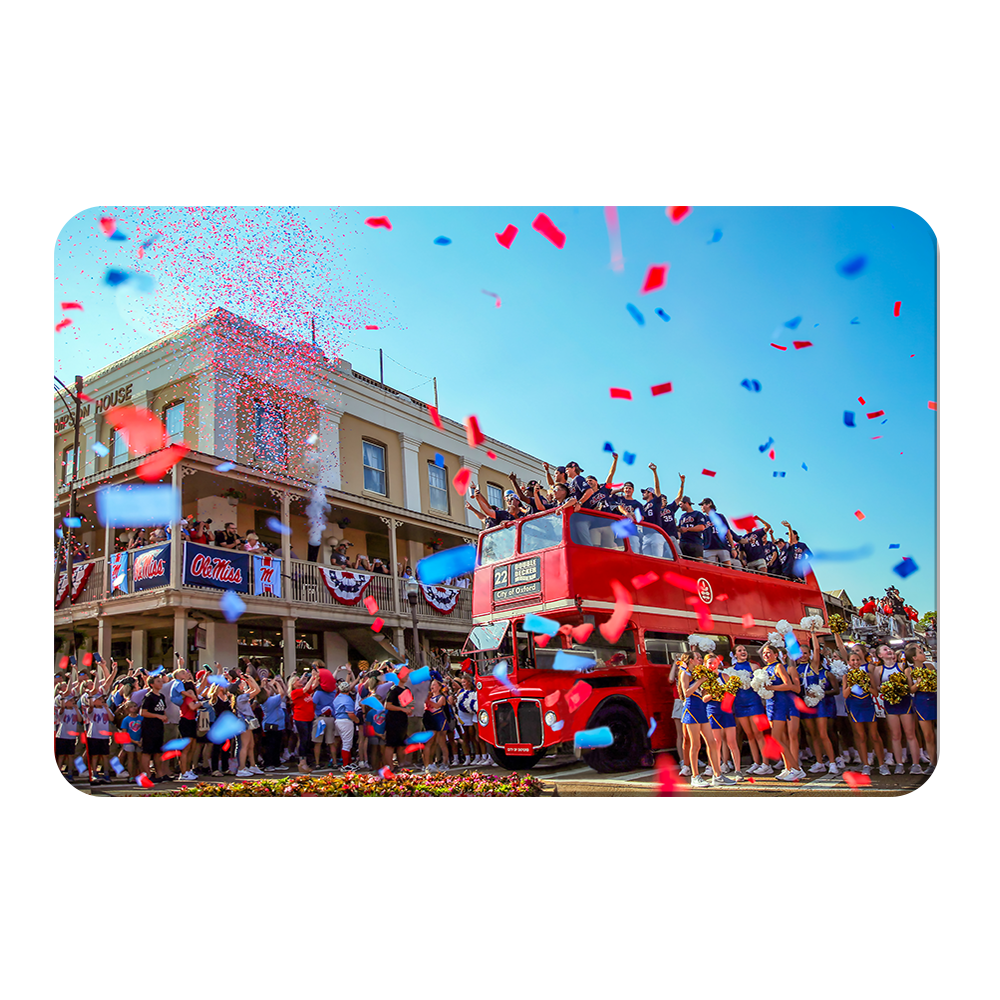 Ole Miss Rebels - Double Decker Parade of Champions - College Wall Art #Canvas