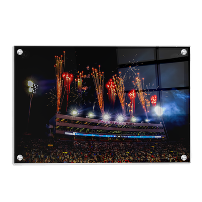 Ole Miss Rebels - Fireworks over Vaught-Hemingway - College Wall Art #Acrylic