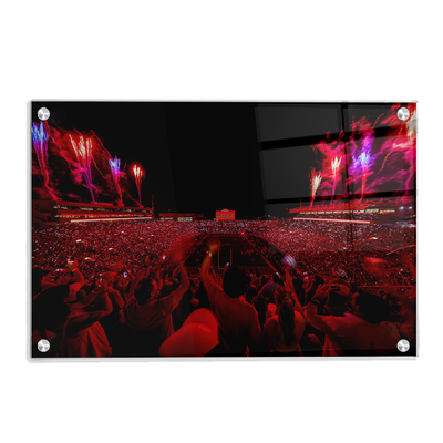 Ole Miss Rebels - Rebel Red Light Up Vaught-Hemingway - College Wall Art #Acrylic