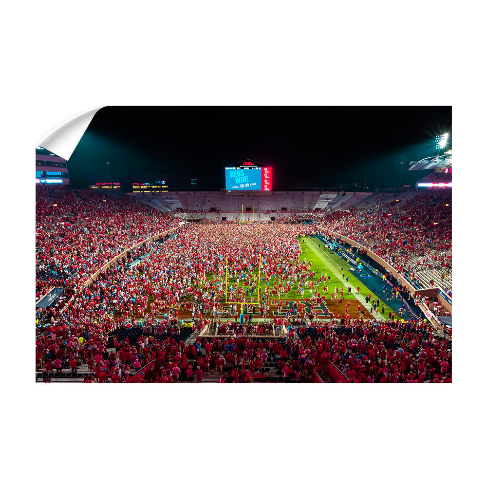Ole Miss Rebels - Reb's Win! - College Wall Art #Canvas