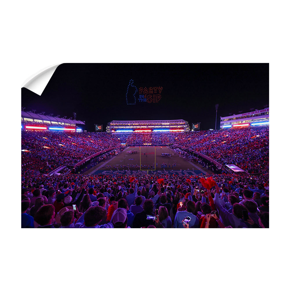 Ole Miss Rebels - Party in the SIP Drones - College Wall Art #Canvas