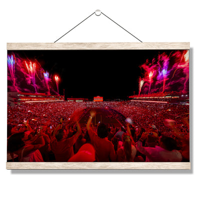 Ole Miss Rebels - Rebel Red Light Up Vaught-Hemingway - College Wall Art #Hanging Canvas