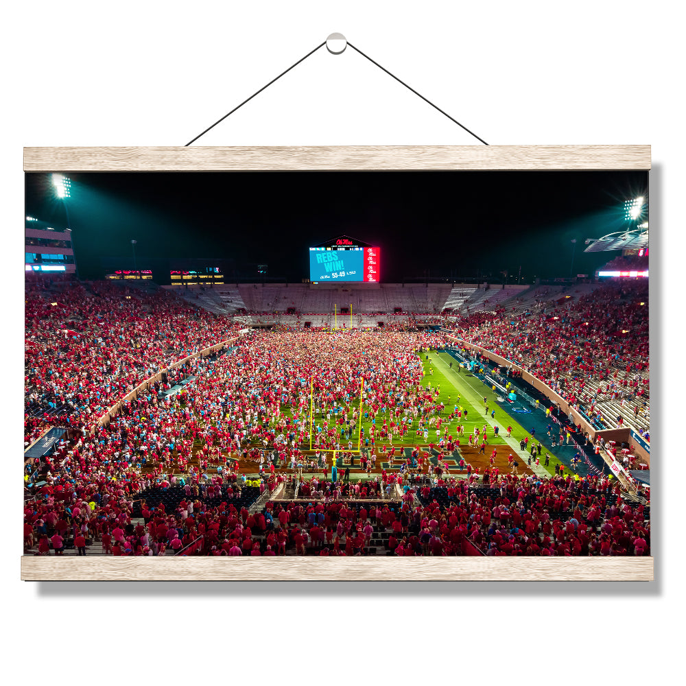 Ole Miss Rebels - Reb's Win! - College Wall Art #Canvas