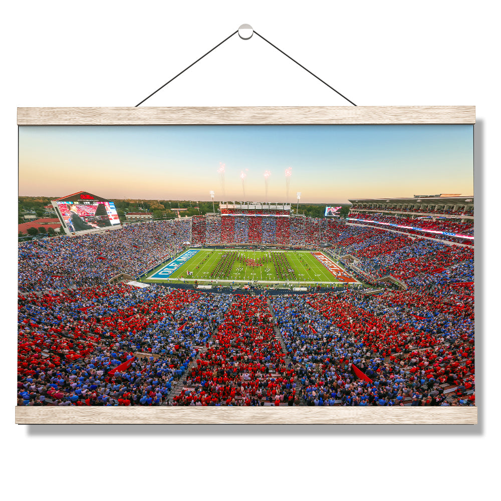Ole Miss Rebels - Party in the SIP Stripe Out - College Wall Art #Canvas